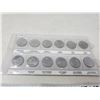Image 1 : Canada 125 Quarter set in a clear plastic holder,1-Canada 125 commemorative set