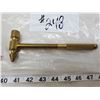 Image 2 : Brass Hammer with 3 screwdrivers in the handle,1-Brass hammer