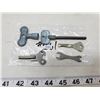 Image 1 : 1-Abloy high security key, 1-Sargent & Greenleaf key, 1-time clock key, 1-hydrant key, 1-small wrenc