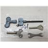 Image 2 : 1-Abloy high security key, 1-Sargent & Greenleaf key, 1-time clock key, 1-hydrant key, 1-small wrenc