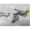 Image 2 : 1-Wise-Lock, concentric tube lock key, & 2-time clock key,3-keys
