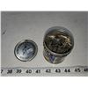 Image 1 : Planters Peanut tin filled with keys,Assorted keys