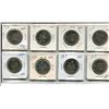 Image 1 : 8-Canadian 50 cent pieces 1968 to 1979,8-Canadian 50 cent coins