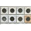Image 1 : 8-Canadian 50 cent pieces 1968 to 1980,8-Canadian 50 cent coins