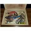 Image 1 : 11-bottle openers in a wooden chocolate box,11-bottle openers