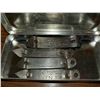 Image 1 : 4-bottle/can openers in a metal geometry case,4-bottle openers