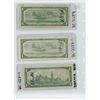 Image 2 : 2-1954 one dollar bill replacement notes (2 different Prefixes) 1-1954 rare M/P prefix one dollar bi