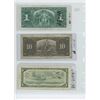 Image 2 : 1-1937 one dollar bill, 1-1937 ten dollar bill & 1-1954 one dollar bill replacement note ($12.00 fac