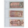 Image 1 : 3-Unciculated bills, 1-1954 two dollar bill, 1-1974 two dollar bill & 1-1986 two dollar bill ($6.00 