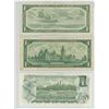Image 2 : 3-bills, 1-1954 one dollar replacement note, 1-1967 one dollar bill & 1-1973 one dollar bill ($3.00 