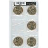 Image 1 : Parks Canada $1 Circulation Coin 5-Pack 2011,5-canadian dollars