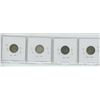 Image 2 : 4-silver Canadian dimes 1913, 1916, 1917 & 1918,4-silver dimes