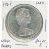 Image 2 : 1965 Large beads Blunt 5, Canadian Silver dollar UNC,1-Canadian dollar