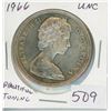 Image 1 : 1966 Canadian Silver dollar UNC,1-Canadian dollar