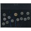 Image 2 : Canada 125 Quarter set in a small Blue Map Holder c/w Looney,1-Canada 125 commemorative set
