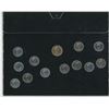 Image 2 : Canada 125 Quarter set in a small Blue Map Holder c/w Looney,1-Canada 125 commemorative set
