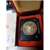 Image 1 : 1871-1971 Canadian British Columbia Silver dollar in original black case,1-Canadian Silver dollar