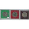 3-Queen Elizabeth Silver Jubilee coins,3-coins