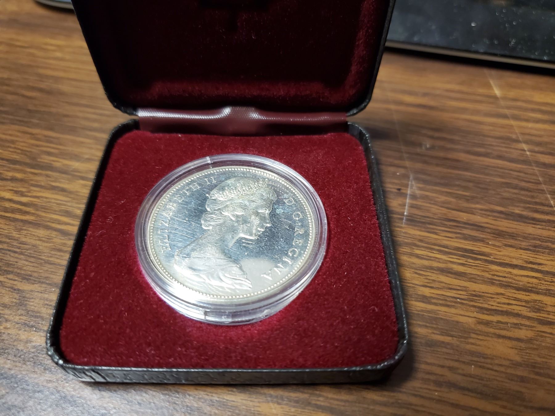 18671967 Canadian Silver dollars in black Royal Canadian mint box’s,1
