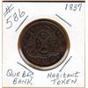 Image 1 : 1837 QUEBEC BANK HABITANT TOKEN