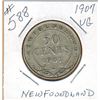 Image 1 : 1907  NEWFOUNDLAND 50 CENT PIECE