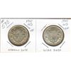 Image 1 : 1941 CANADIAN SILVER 50 CENT PIECES (2) - Narrow Date & Wide Date Types