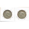 Image 2 : 1943 CANADIAN SILVER 50 CENT PIECES (2) - Narrow Date & Wide Date Types