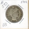 Image 1 : 1902     US BARBER HALF DOLLAR