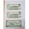 Image 2 : 1954M ONE DOLLAR BILL & TWO 1973 DOLLAR BILLS