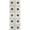 Lot of 10 Collector small cents. 1979, 1986, 1990, 1992, 1993, 1994, 1998W, 1999, 2000W, 2002. All P