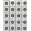 Image 1 : Lot of 20 nickel 50 cents: 1968, 1969, 1970, 1971, 1972, 1973, 1974, 1975, 1976, 1977, 1978 Square J