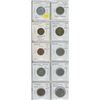 Image 1 : Lot of 10 coins from 10 different African countries: Algeria, Egypt, Ethiopia (Emperor Haile Selassi