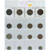 Image 1 : Lot of 16 different British coins 1904 – 1951 including pennies, half pennies, 2 shilling, shilling,