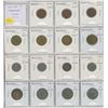 Image 1 : Lot of 15 different coins from Barbados.