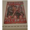 Image 1 : Tin Sign - Fill 'er up