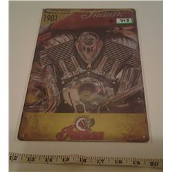 Tin Sign - Indian Motorcycles