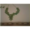 Image 3 : Green beaded necklace, bracelet & earrings