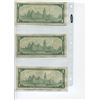 Image 2 : (3) Canadian 1967 Centennial one dollar bills