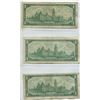 Image 2 : (3) Canadian 1967 Centennial one dollar bills