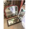 Image 2 : THREE MIRRORS WITH FRAMES (30" X 26", 14" X 26", 14" X 24")