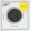 Image 1 : 1887 CANADIAN LARGE CENT