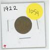 Image 1 : 1922 CANADIAN ONE CENT PIECE