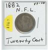 Image 1 : 1882 NEWFOUNDLANDTWENTY CENT PIECE