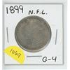 Image 1 : 1899 NEWFOUNDLAND FIFTY CENT PIECE