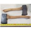 Image 2 : LOT OF 2 HATCHETS, GOOD HANDLES
