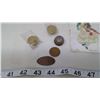 Image 3 : ASSORTED ITEMS - BUTTONS, COINS, ETC.