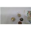 Image 4 : ASSORTED ITEMS - BUTTONS, COINS, ETC.