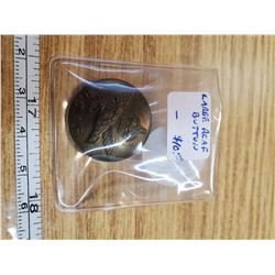 Large Royal Canadian Air Force (RCAF) button with crown above eagle.