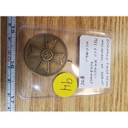 Germany Third Reich 1939 War Medal of Merit medal “Fur Kriegsverdienst.”