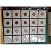 Image 6 : Lot of 80 different small cents 1920 – 1998 including the elusive 1922, 1923, 1924, 1925 and 1926. N